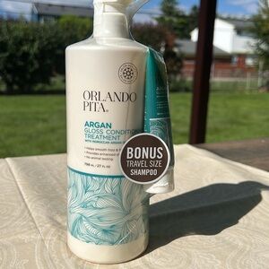 Orlando Pita Argan Gloss Conditioning Treatment with bonus gift